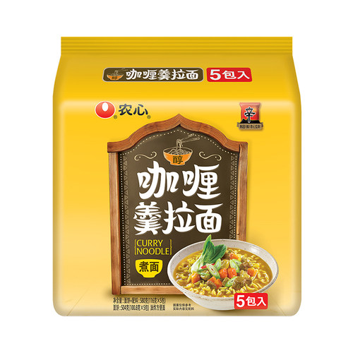 农心咖喱羹牛肉拉面方便面泡面辛拉面袋面 - 图0