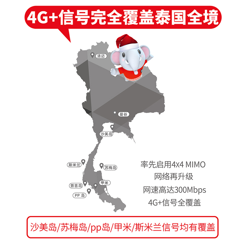 泰国电话卡5G手机上网卡5/7/10/30天可选无限4G流量普吉岛True卡-图2