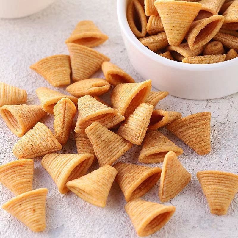 爆款网红妙角脆怀旧小零食独立包装学生解馋膨化食品散装香辣辣味