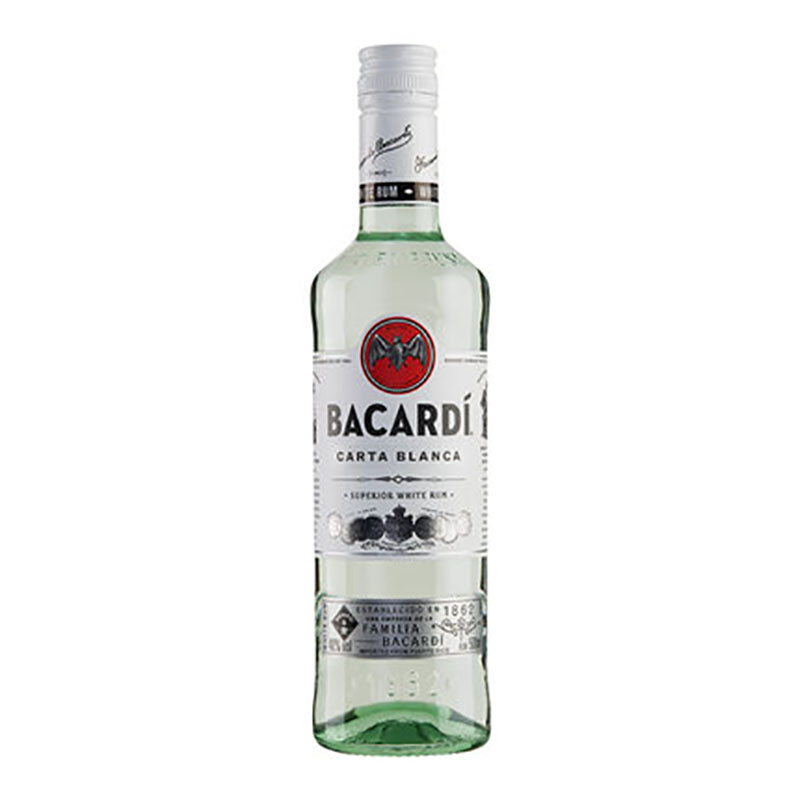 Bacardi百加得白朗姆进口烘培鸡尾调酒基酒500mlmojito莫吉托 - 图0