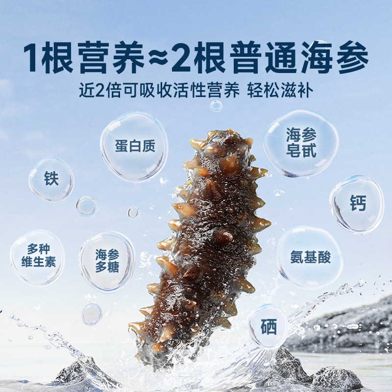 【5星级即食海参】久年大连7年辽刺参海鲜新年货送礼盒送长辈礼品,淘宝优惠券,粉丝福利购,淘宝优惠卷