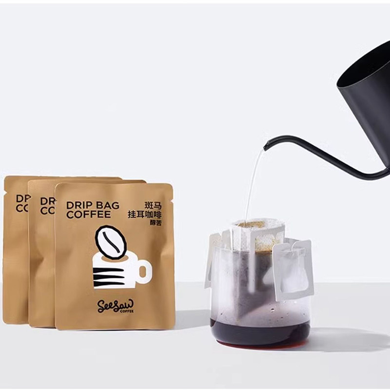 seesaw挂耳咖啡袋装研磨咖啡斑马拼配醇苦美式现磨手冲咖啡粉便携,淘宝优惠券,粉丝福利购,淘宝优惠卷