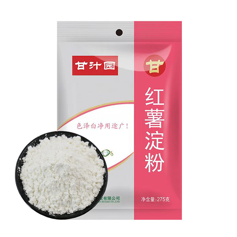 甘汁园红薯淀粉275g×1袋凉粉原料勾芡调味品地瓜番薯粉厨房必备 - 图0