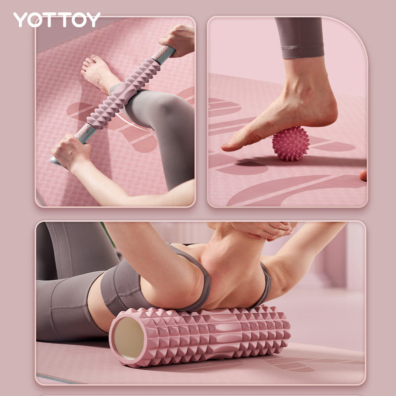 yottoy泡沫轴瘦腿滚轴狼牙棒按摩肌肉放松瑜伽泡沫轴瑜伽柱跑步,淘宝优惠券,粉丝福利购,淘宝优惠卷