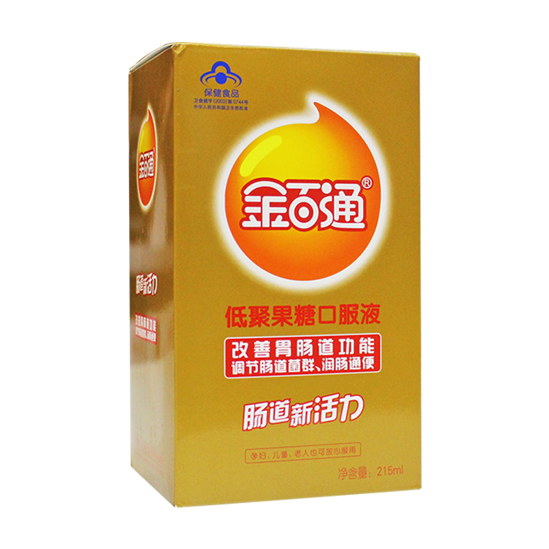 金百通牌低聚果糖口服液 215ml/瓶 - 图0