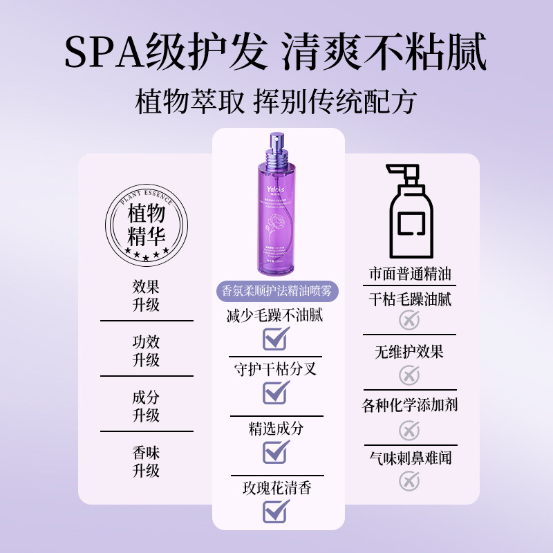 护发精油喷雾女防毛躁柔顺长效留香顺滑男士干枯受损头发精油发膜,淘宝优惠券,粉丝福利购,淘宝优惠卷