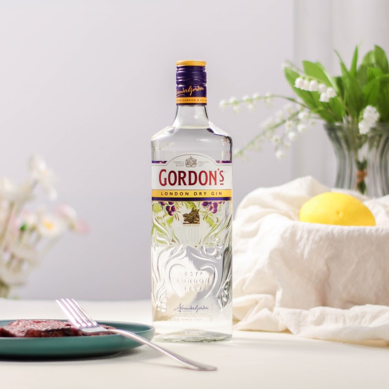 Gordon's/哥顿金酒杜松子琴酒鸡尾酒金汤力gin调酒700ml正品行货 - 图0