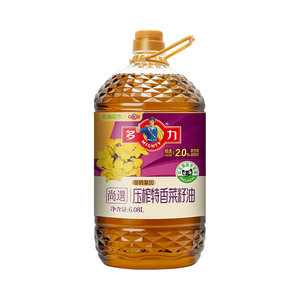 多力压榨特香菜籽油6.08L