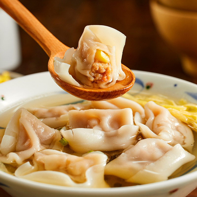 思念玉米蔬菜猪肉上汤小云吞馄饨速食50只装400g小混沌早餐半成品,淘宝优惠券,粉丝福利购,淘宝优惠卷
