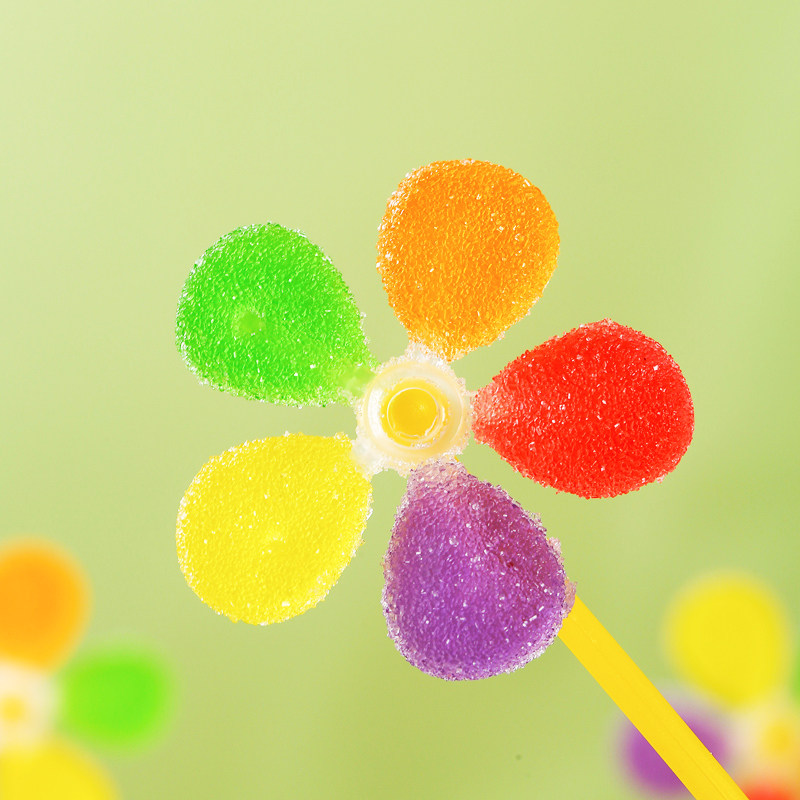 五彩风车软糖果汁味橡皮糖棒棒糖儿童糖果万圣节礼物学生奖励零食,淘宝优惠券,粉丝福利购,淘宝优惠卷