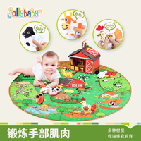 jollybaby新生儿1米欢乐游戏毯可爬行垫