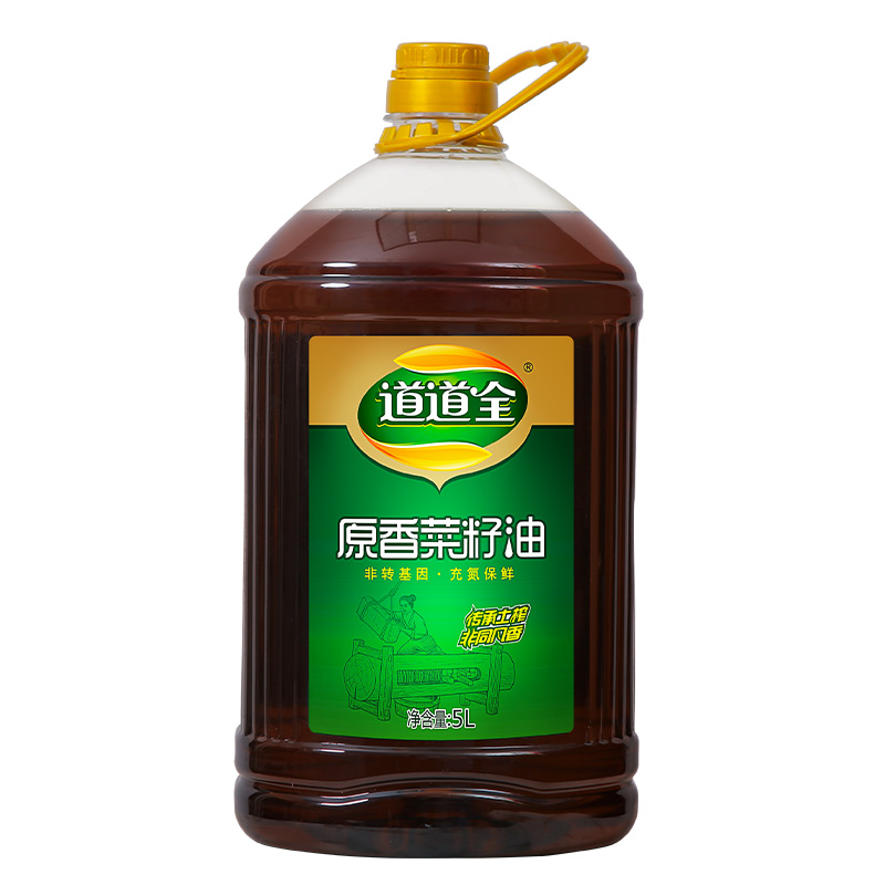 道道全原香菜籽油5L非转基因物理压榨食用油植物油原香原味-图1