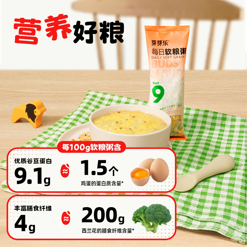 芽芽乐每日软粮粥儿童五谷杂粮童营养早餐婴儿胚芽米宝宝粥,淘宝优惠券,粉丝福利购,淘宝优惠卷