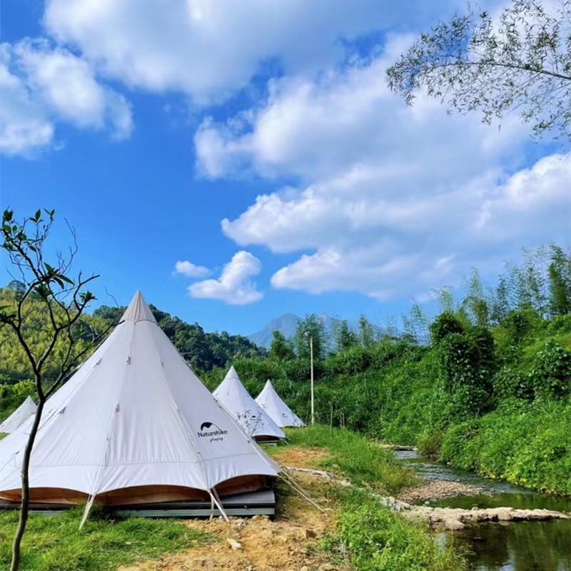 广州竹溪涧露营地2天1晚从化竹溪涧营地-帐篷多选|溪头村·过夜露营-图0