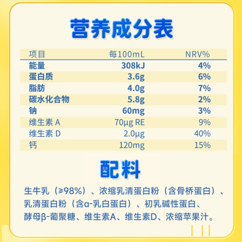 飞鹤茁然儿童配方奶营养升级款200ml*10盒梦幻盖包装高钙送礼盒装-图3