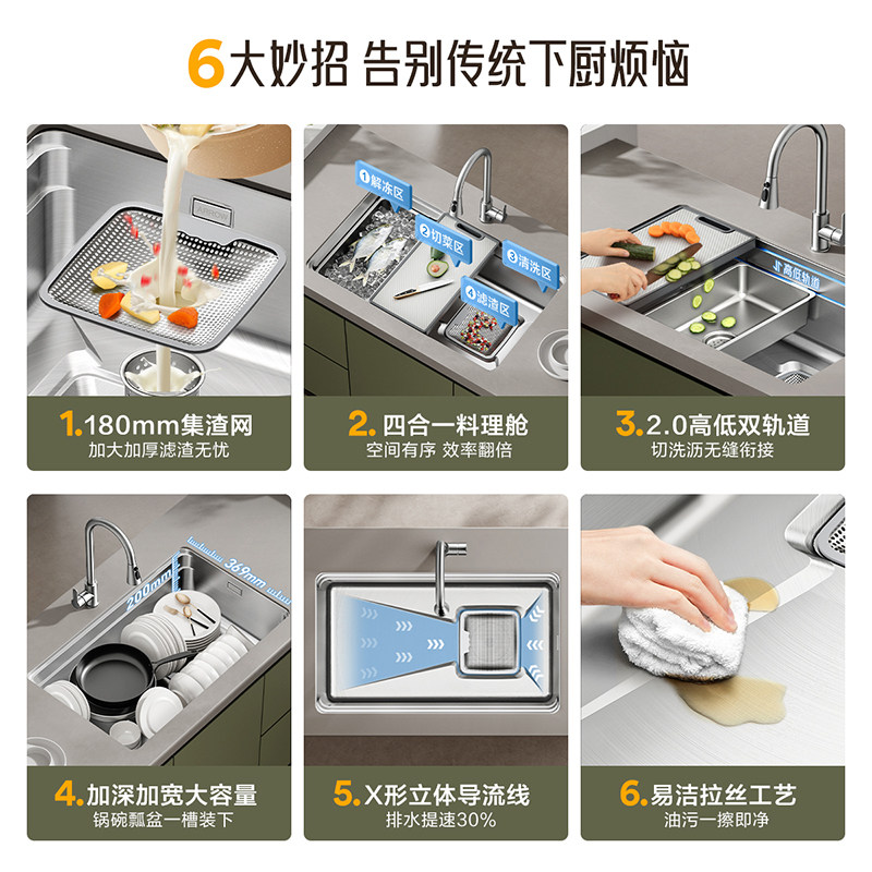 【热销爆款】箭牌银色水槽家用大单槽304不锈钢厨房洗菜盆洗碗槽0,淘宝优惠券,粉丝福利购,淘宝优惠卷