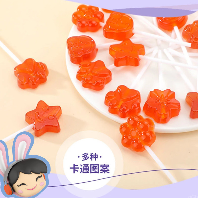 paul frank/大嘴猴蓝莓叶黄素棒棒糖2盒16支儿童保护眼睛护眼近视