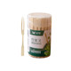 Double gun bamboo fruit fork fruit stick bamboo