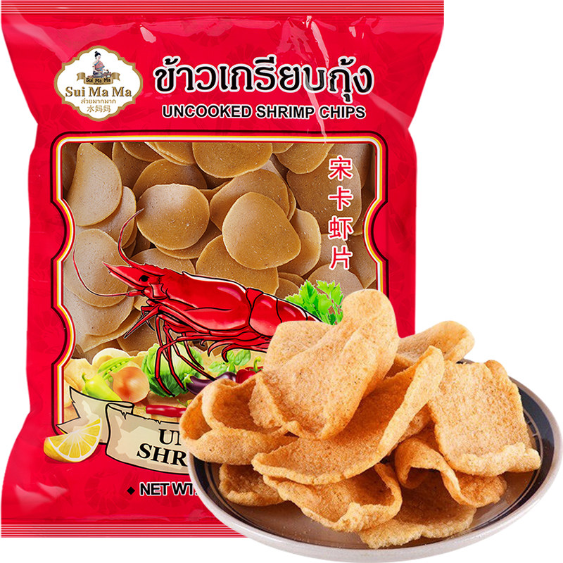 水妈妈泰国进口泰式龙虾片500g自己炸油炸大虾片半成品零食,淘宝优惠券,粉丝福利购,淘宝优惠卷