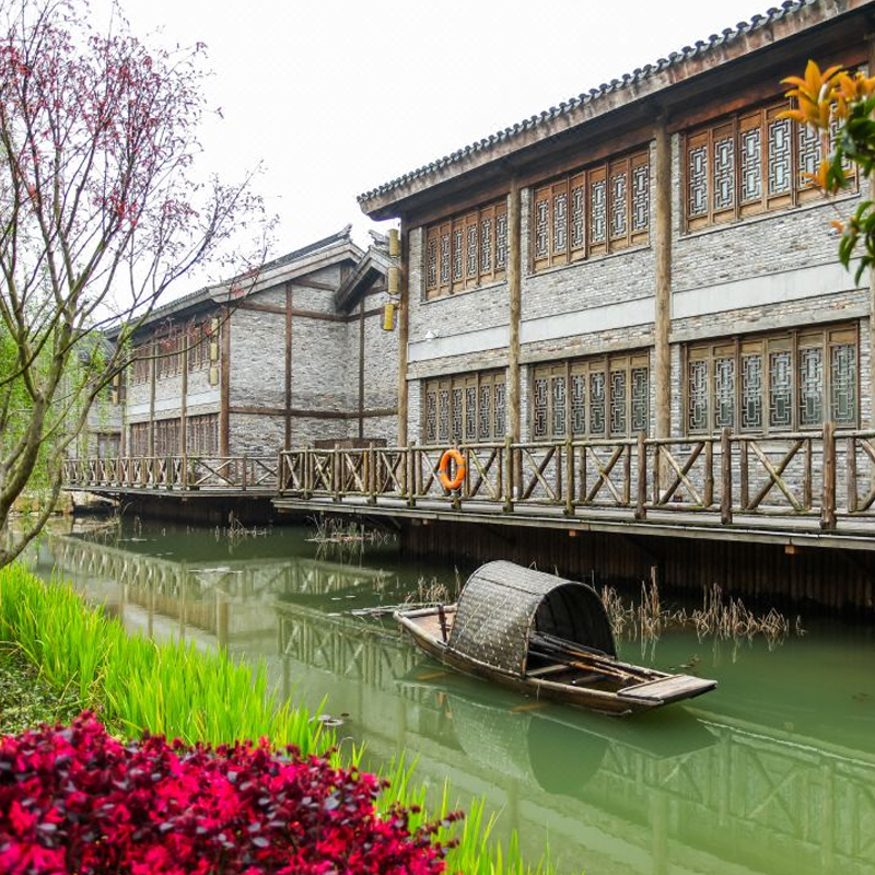 常州东方盐湖城山居客栈/松桂里/山隐巽宿/盐泉涵馆含早餐门票 - 图2