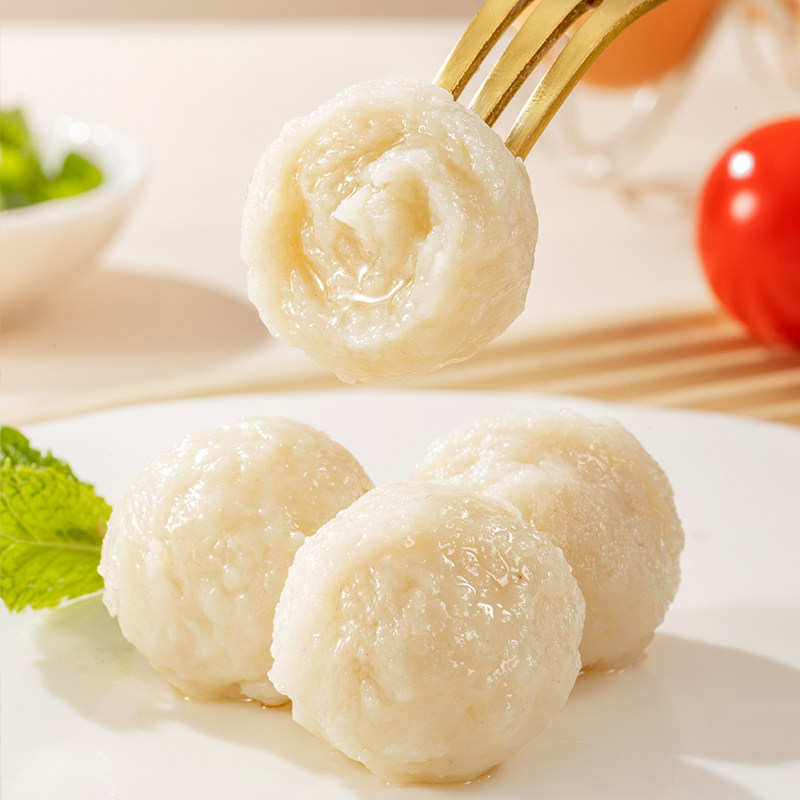 安井速冻丸子活鱼现杀嫩鱼丸200g*1袋火锅食材煮汤烧烤软嫩鲜香泡,淘宝优惠券,粉丝福利购,淘宝优惠卷