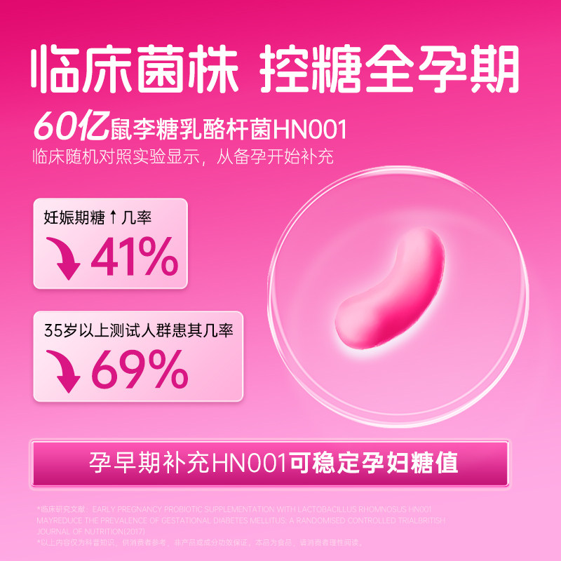 2盒】乐力孕妇益生菌专用控糖调理益生元肠胃肠道便孕期胀气秘调,淘宝优惠券,粉丝福利购,淘宝优惠卷