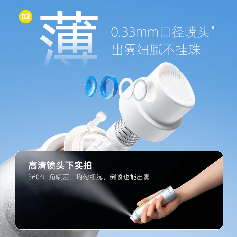 【包邮】玥之秘水晶防晒霜防晒喷雾50ml防水防汗清爽隐形