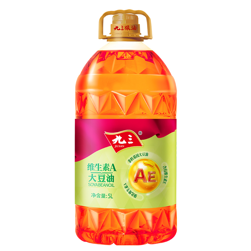 九三非转基因维AE三级大豆油添加维生素AE家用桶装食用油 - 图0