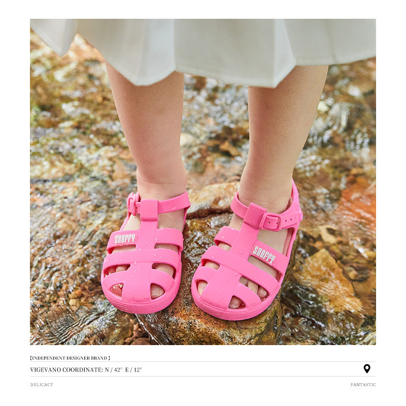 斯纳菲儿童凉鞋果冻鞋夏季海边小公主男女沙滩鞋涉水宝宝包头凉鞋,淘宝优惠券,粉丝福利购,淘宝优惠卷