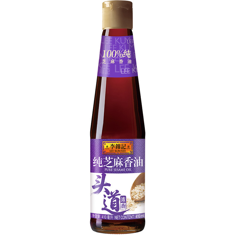 李锦记纯芝麻香油410ml 一级原粒芝麻 营养好油火锅蘸料调味品,淘宝优惠券,粉丝福利购,淘宝优惠卷