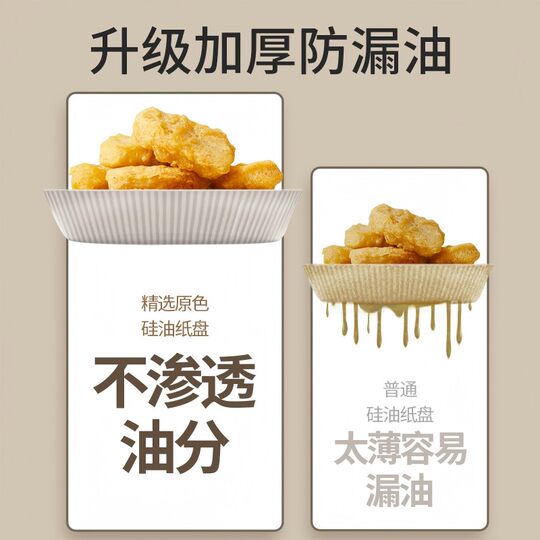 Ajizhixiang Air Fryer Spezialpapier Silikonölpapier absorbiert Öl