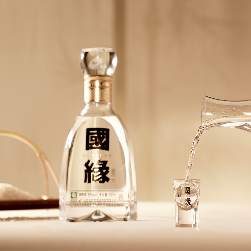 今世缘国缘四开42度500ml*4瓶整箱装白酒浓香优雅醇厚型 商务宴请