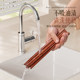 Double gun red sandalwood chopsticks for household antibacterial and mildew