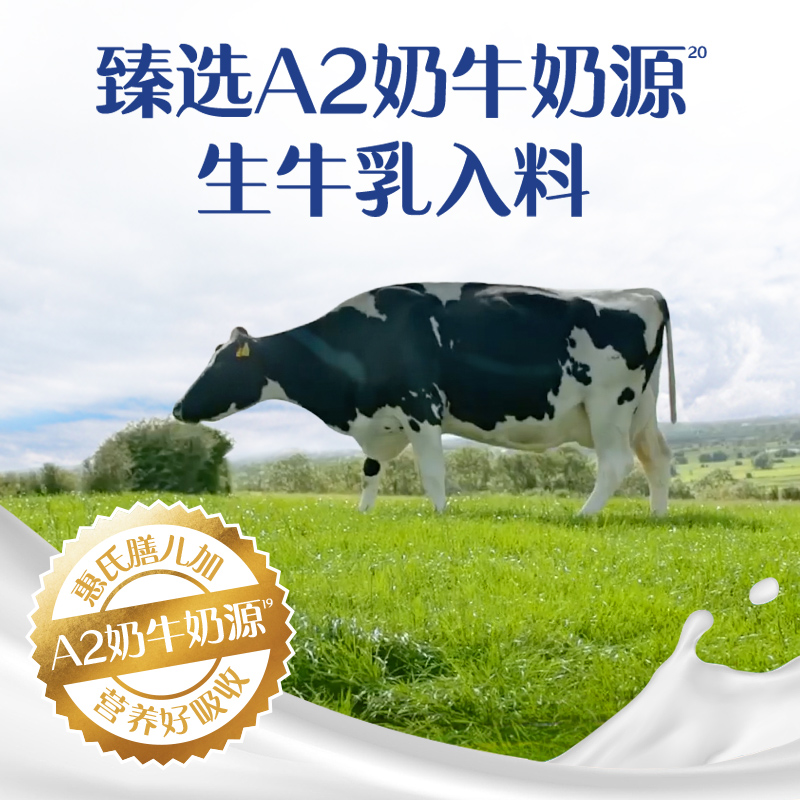 惠氏（Wyeth）膳儿加4段3-6岁儿童成长奶粉800g/罐含益生菌HMO