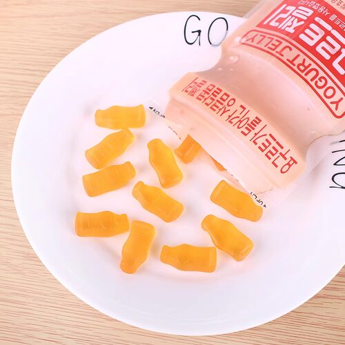 韩国进口lotte/乐天酸奶乳酸菌软糖果汁糖果儿童零食袋装非瓶装 - 图2