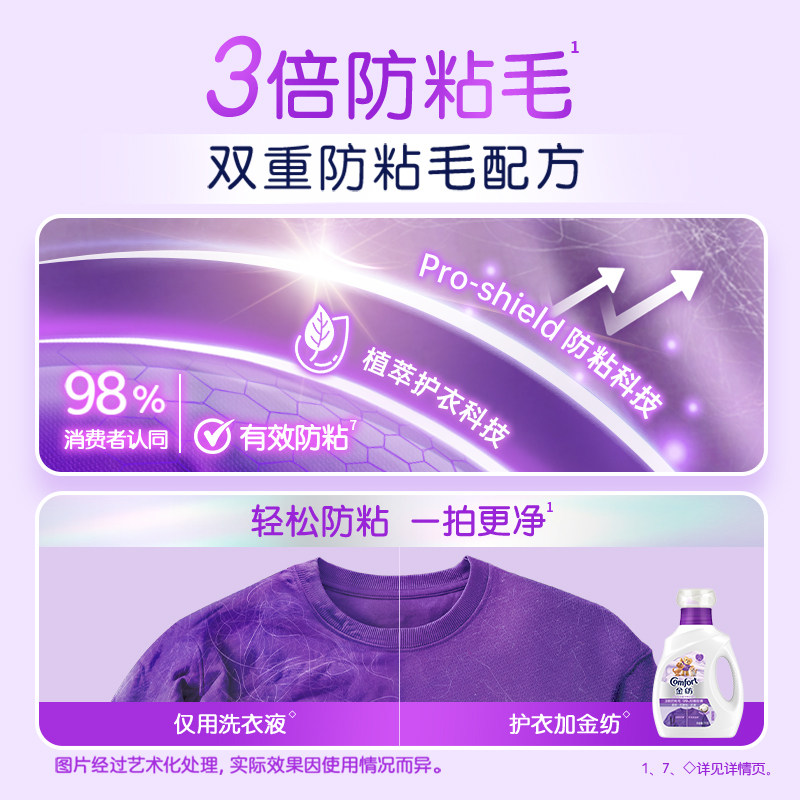 金纺防粘毛衣物护理剂2KG宠物友好柔软抗皱去异味有效防护,淘宝优惠券,粉丝福利购,淘宝优惠卷