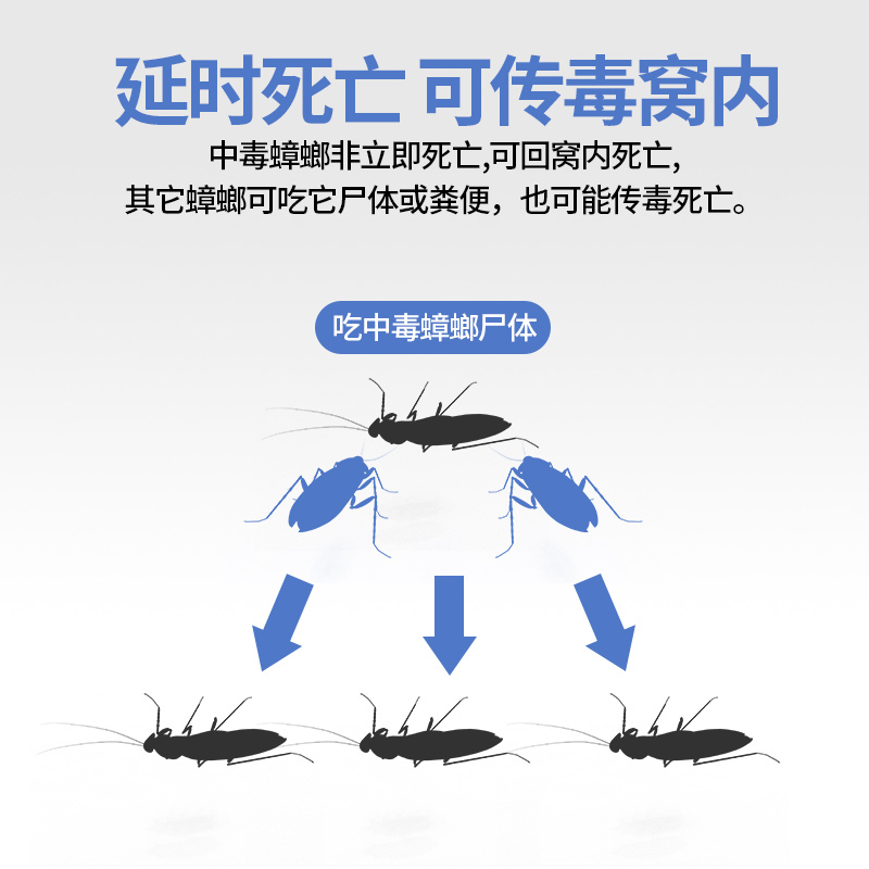 德国虫虫战队蟑螂药2瓶家用杀蟑螂喷雾全窝端除灭神器饭店非无毒 - 图3