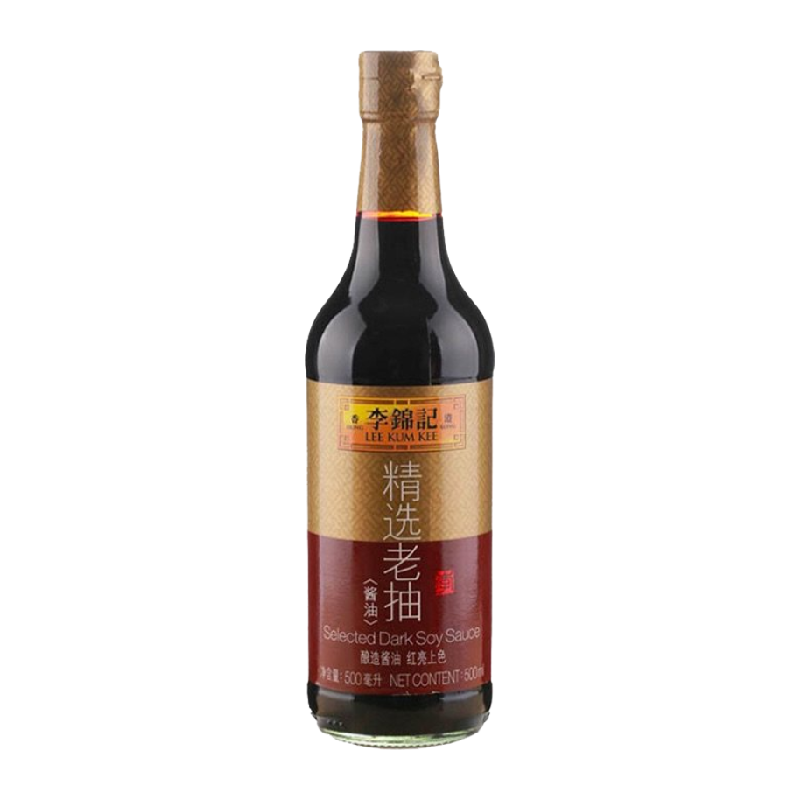 李锦记精选老抽500ml酿造酱油红烧上色入味炒菜凉拌家用调味 - 图0