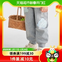 Eurgestational boy scouts for spring autumn season girls autumn clothes 2023 new children casual sports long pants baby pants