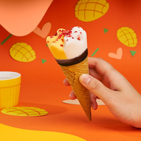 【199减100】【天官赐福】和路雪可爱多甜筒芒果酸奶味冰淇淋4支