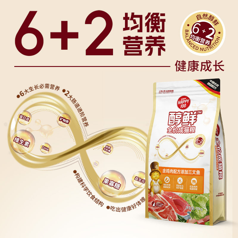 【下拉享优惠】顽皮醇鲜粮Happy100猫粮流浪猫救助全价增肥营养,淘宝优惠券,粉丝福利购,淘宝优惠卷