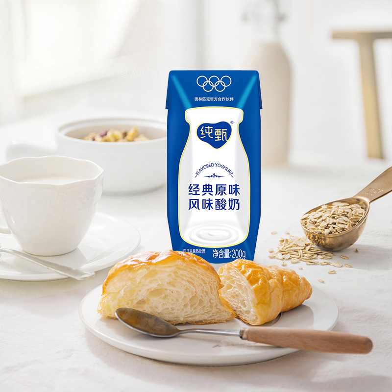 蒙牛纯甄原味风味200g*16盒酸奶整箱酸奶浓醇口感