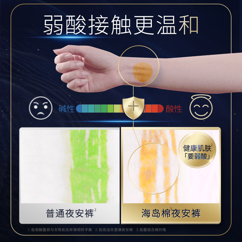 高洁丝奢宠海岛夜安裤L号3条*4包