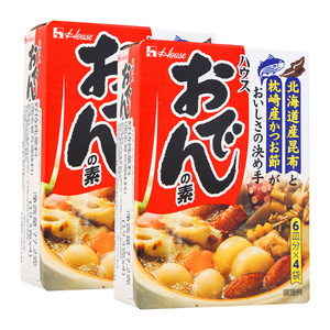 日本进口好侍house炖菜料77g*2日式关东煮汤料食材火锅底料寿喜锅