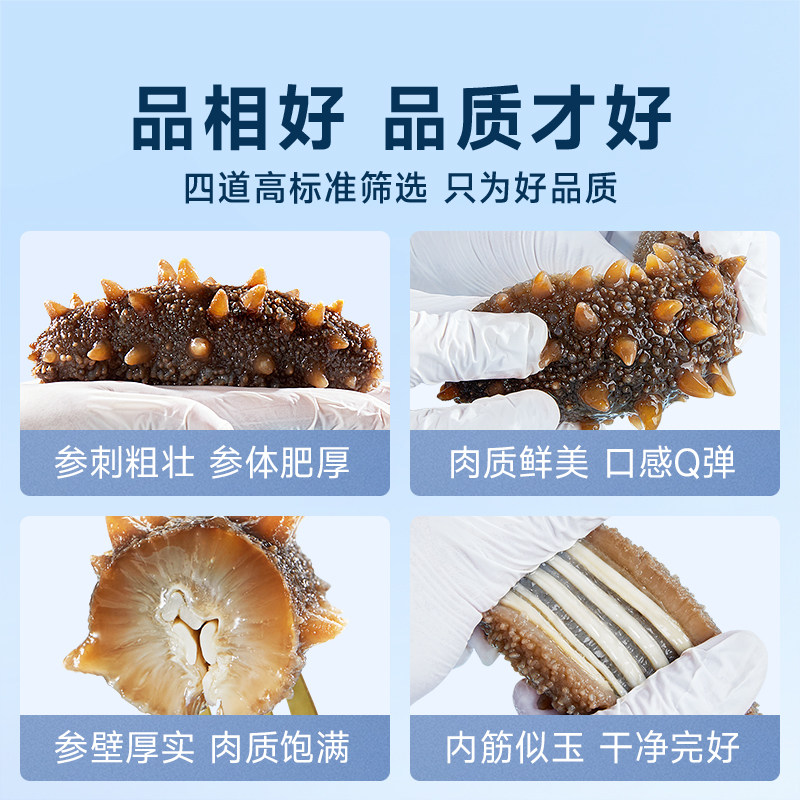 【5星级即食海参】久年大连7年辽刺参海鲜新年货送礼盒送长辈礼品,淘宝优惠券,粉丝福利购,淘宝优惠卷