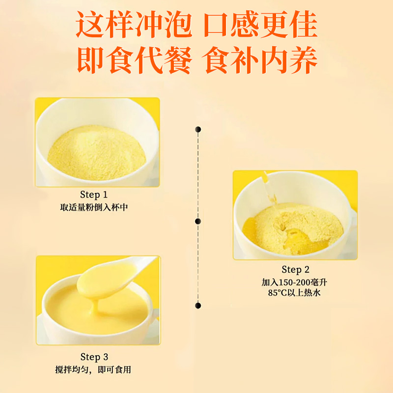 北京同仁堂猴头菇山药玉米糊早餐即食冲饮代餐营养粉羹官方正品店 - 图2