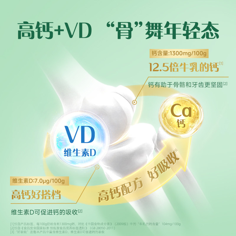 认养一头牛高钙富硒生牛乳中老年配方奶粉礼盒送礼750g*2罐