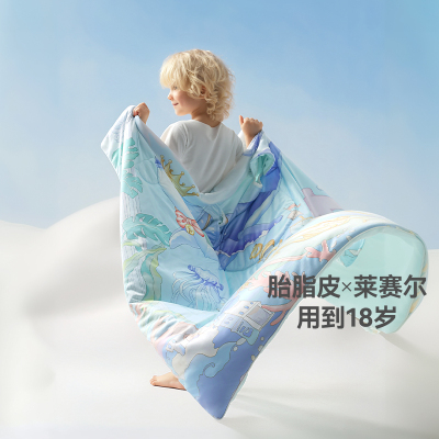 贝肽斯[胎脂皮]儿童防踢凉感睡被