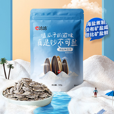 洽洽盐瓜子500g大包装休闲零食小吃炒货干果恰恰瓜子特产葵花籽