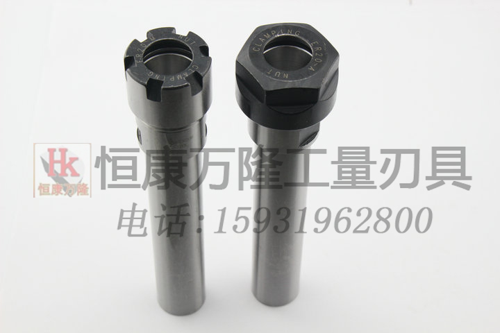 延长杆C16/C20-ER20A/M-100L/150/200雕刻机弹簧筒夹头直柄加长杆 - 图2